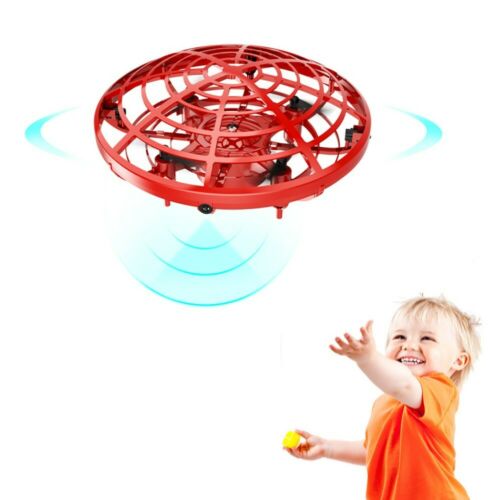 Ufo Mini Drone Hand Operated Levitation Led Rc Helicopter Flying Toys Kids Gift