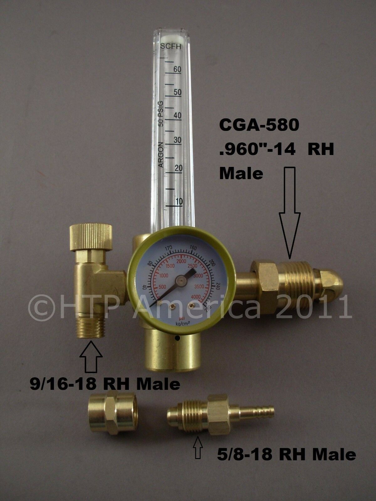 Htp Argon Co2 Mig Tig Flow Meter Regulator Welding Weld Flowmeter
