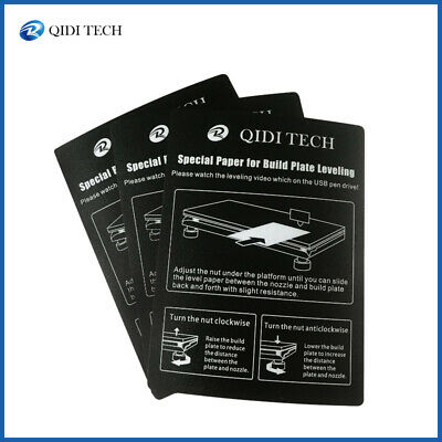 Qidi Technology Leveling Papers For Qidi 3d Printer(three Piece)