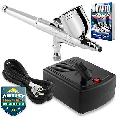 Dual Action Airbrush Kit With Mini Compressor