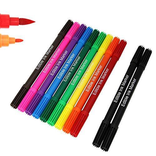 Food Coloring Pens 11pcs Double Sided Food Grade And Edible Markergourmet Wri...