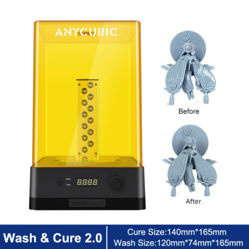 Anycubic Wash And Cure Machine 2.0 For Sla Lcd Resin 3d Printer Big Curing Size