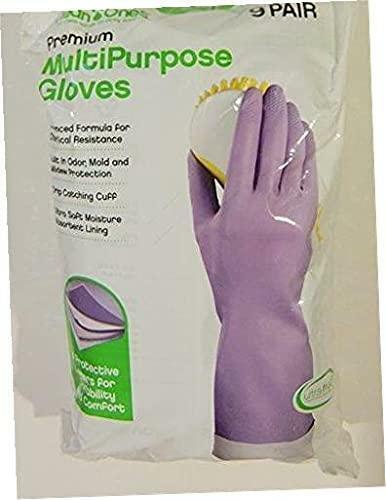 Clean Ones Premium Multi Purpose Non Slip Gloves 20 Mil, Small (pack Of 9 Pairs)