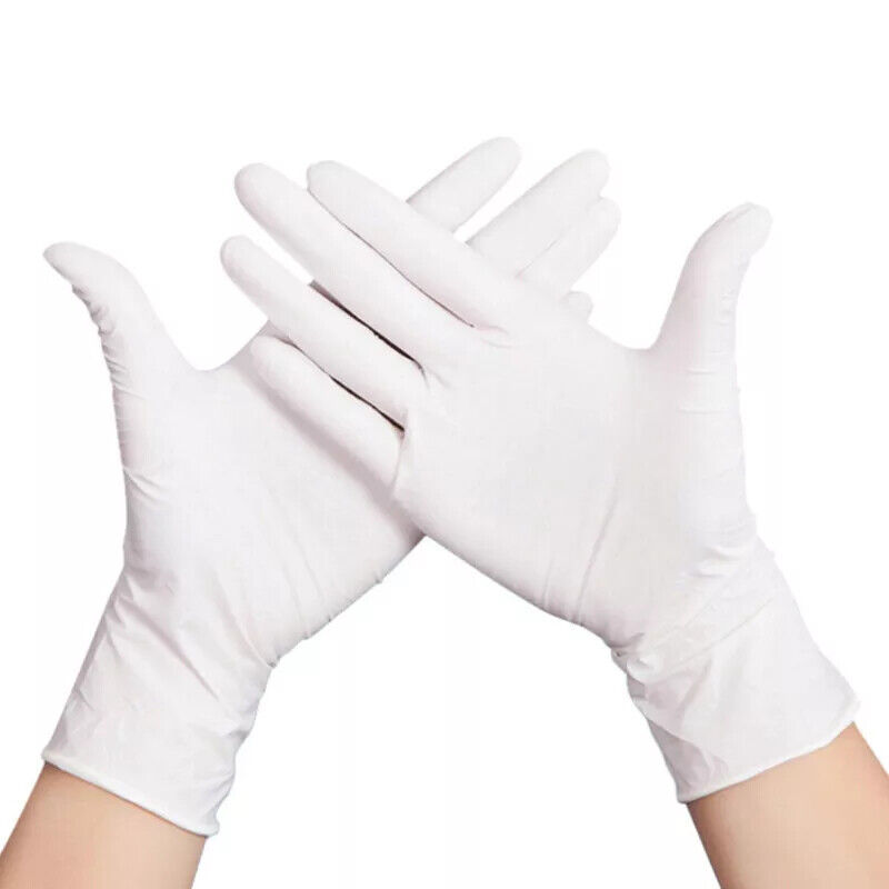 Safe Pro Ngmw Medium White  Powder Free Nitrile Gloves 1000/cs