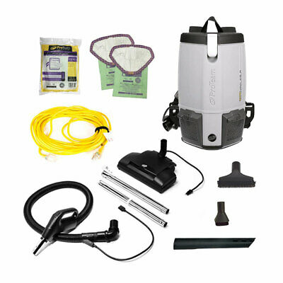 Proteam Provac Fs 6 6 Qt Backpack Vacuum With Power Nozzle Tool Kit (open Box)